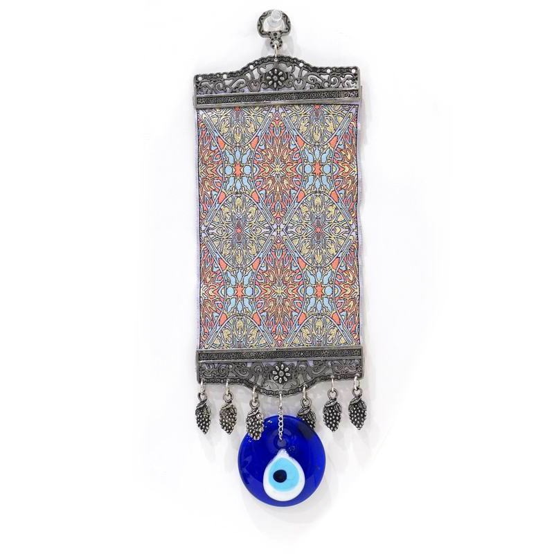 ナザールボンジュウメタルオーナメント　絨毯柄　N-O10996-PK