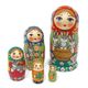 ロシア　ナジェジダ・イワンツォワ作　マトリョーシカ小（5P） MAT-188