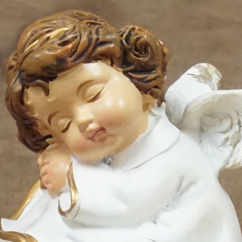 ザルツブルグのクリスマス飾り　天使/ねんね　RSP-AGL-SITING3