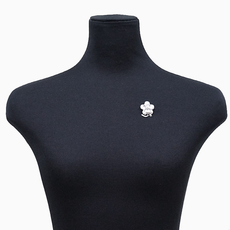 トルコ伝統の銀線細工 テルキャーリ ブローチ　SV-BR-TK004