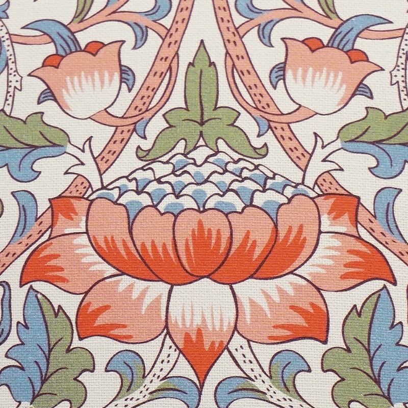 Morris Collection クッションカバー（45cm） ロウデン/ホワイト MCC-LDWT