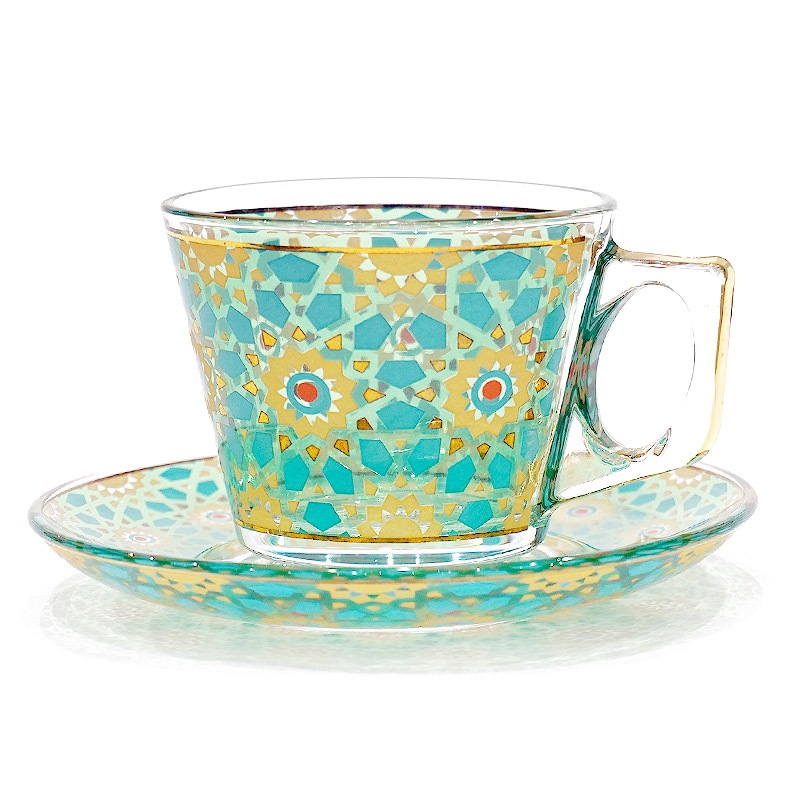 【訳あり値引き品】トルコグラス C&S　CS-274　タイル/ターコイズ（１客）