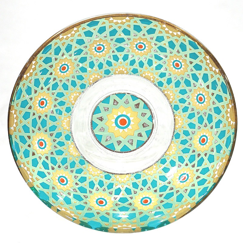 【訳あり値引き品】トルコグラス C&S　CS-274　タイル/ターコイズ（１客）