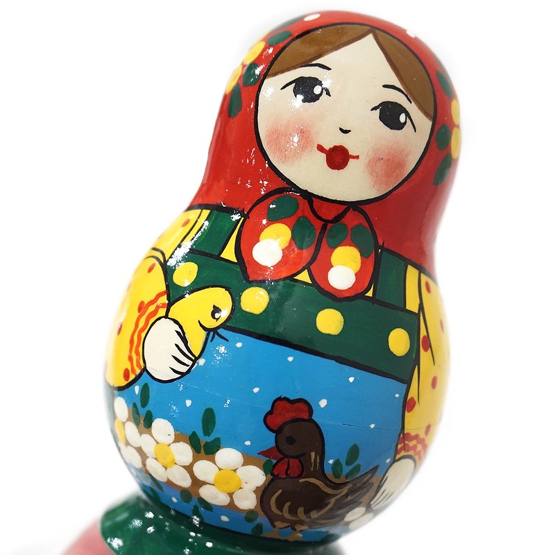 ロシア　セルギエフパサード　マトリョーシカ小（5P）　MAT-191