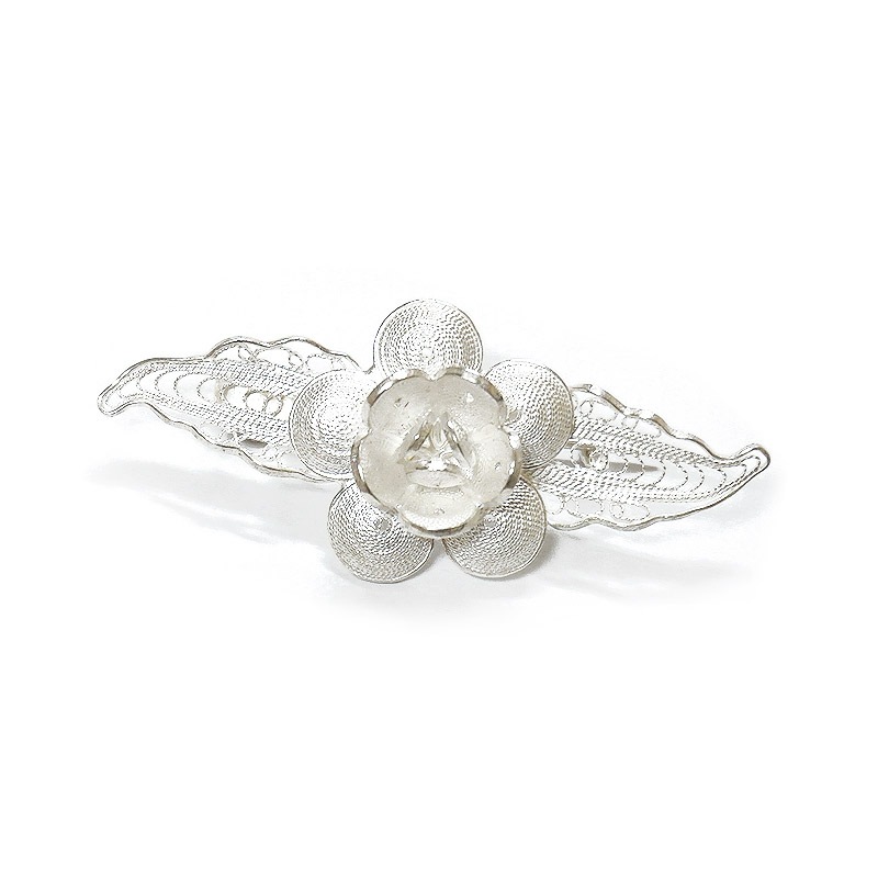 トルコ伝統の銀線細工 テルキャーリ ブローチ SV-BR-TK006