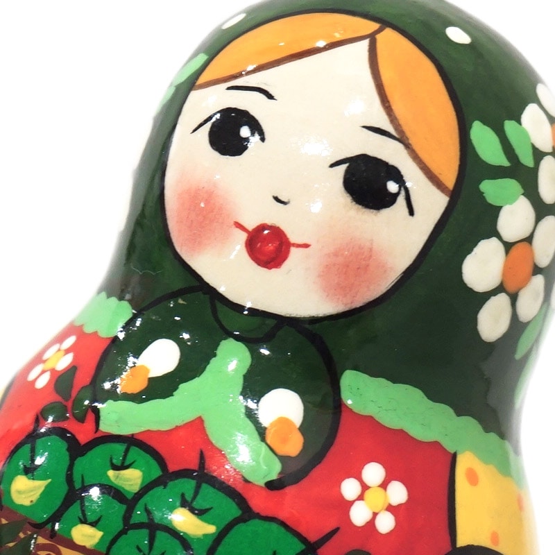 ロシア　セルギエフパサード　マトリョーシカ小（5P）　MAT-192