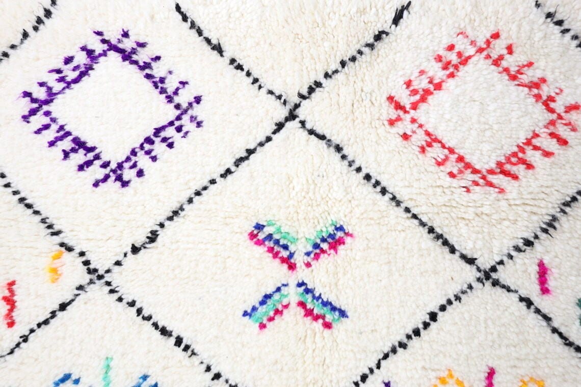 モロッコ手織り絨毯 ベニワレン（Beni Ouarain） 173x123cm MRB180-01