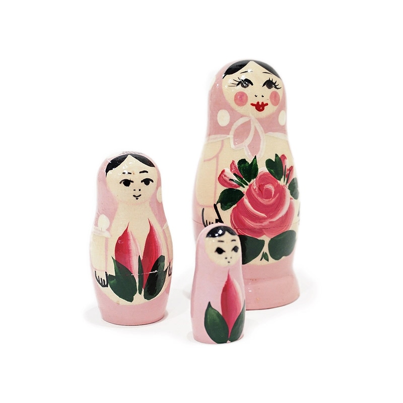ロシア　セミョーノフ　マトリョーシカ（3P）　MAT-196