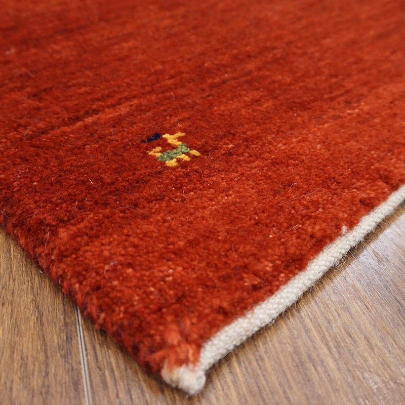 ガズニウール手織りギャッベ] 165×94cm ギャベ ペルシャ絨毯｜家具 