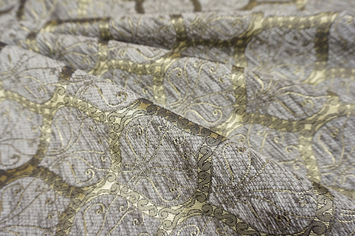 トルコ製マルチカバー(ベッドカバー)◆シングルサイズ◆MC-S-PKGY　ピーコック柄/グレー