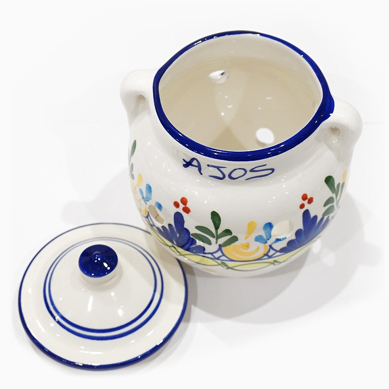 スペイン陶器　SP-102A　ガーリックポット