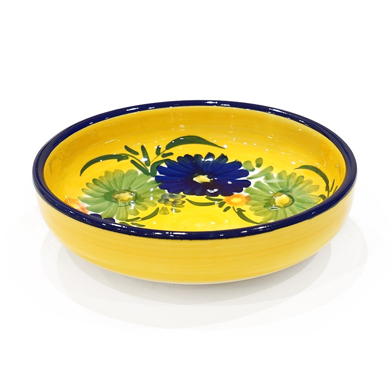 マニセス 青ライン 鉢 陶器 19世紀 スペイン古陶 スペインデルフト/K152 マニセス 青ライン 鉢 陶器 19世紀 スペイン古陶 スペイン