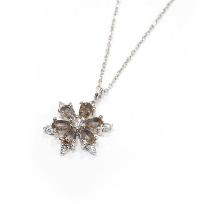 光によってカラーチェンジ！ズルタナイトのペンダント（SVチェーン付）　SV-N-ZN-FLW2