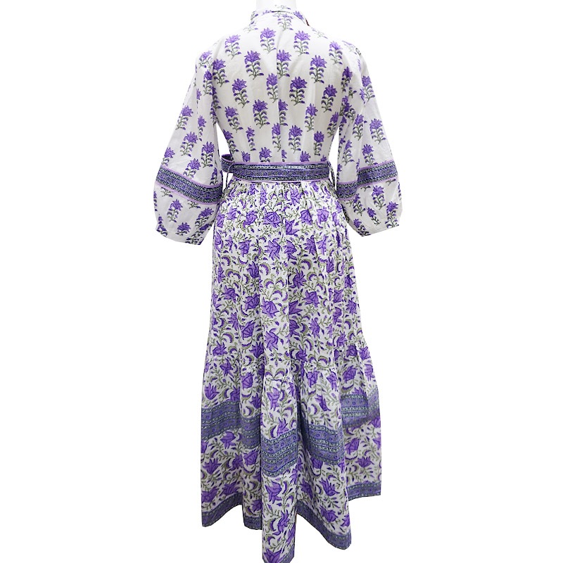 さく値下pokipcee/ポキプシー/ブロックプリントボタンワンピース pokipcee/ポキプシー/ブロックプリントボタンワンピース/完売品