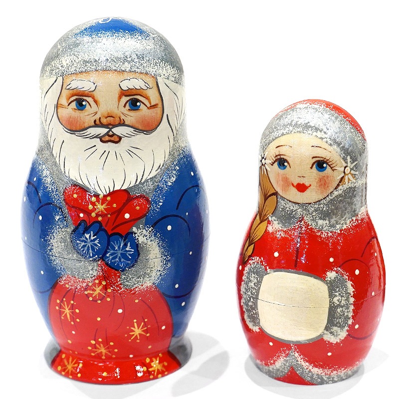ロシア　キーロフ サンタ マトリョーシカ（5P） MAT-174
