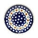 ポーランド陶器　ポーリッシュポタリー　「ボレスワヴィエツ」 プレート16cm　GU818-41　藍目玉/バタフライ柄