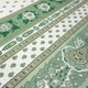 フランス製 コットン撥水テーブルクロス　バスティード/グリーン 150x120cmサイズ F155120-BSTD-GR