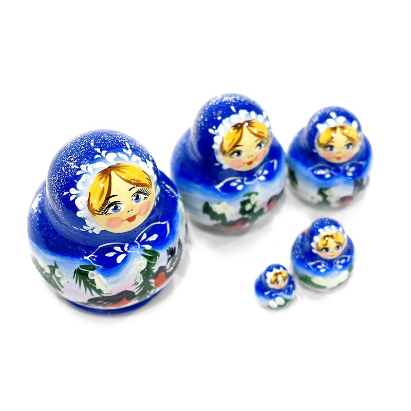 新品 ロシア ガリーナ・チェーホワ マトリョーシカ 5体セット 【公式通販】