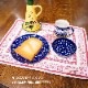 フランス製ジャカード織プレースマット◆FLM-GRN-PK ガランス/ピンク