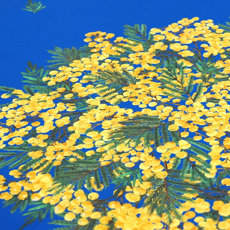 ミモザのテーブルクロス　白　未使用 ミモザのテーブルクロス 白 未使用 テーブルクロス 白」の人気