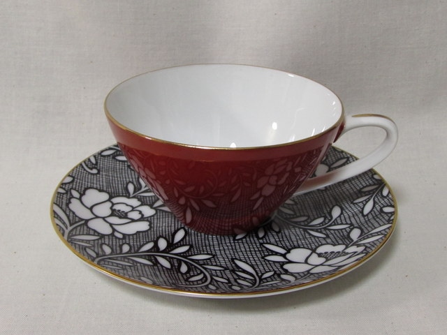 ◆【希少】古城の描かれたティーカップ＆ソーサーセット 花食器アンティークレトロ② 中古 廃盤希少 ウェッジウッド WEDGWOOD ハンティングシーン