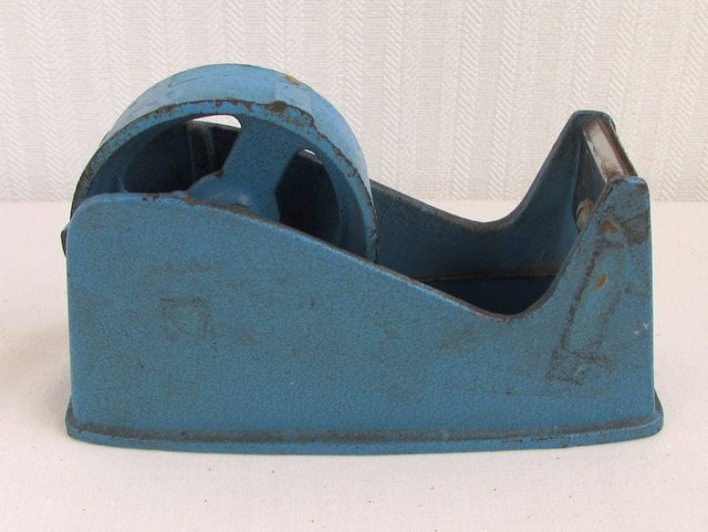 古いテープカッター レトロな鋳物 青 | 昭和レトロ,昭和レトロ生活