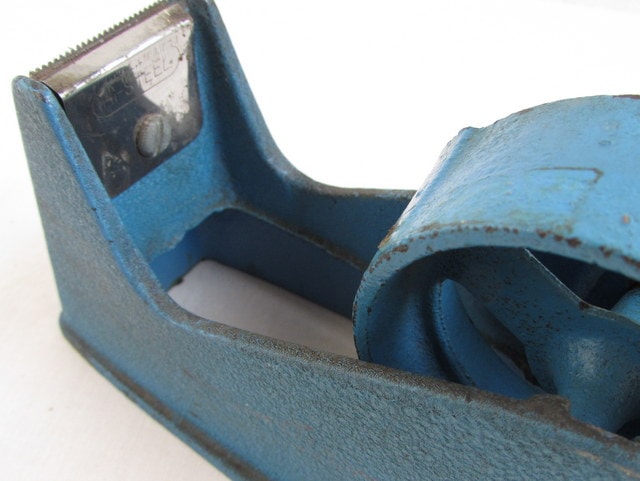 古いテープカッター レトロな鋳物 青 | 昭和レトロ,昭和レトロ生活