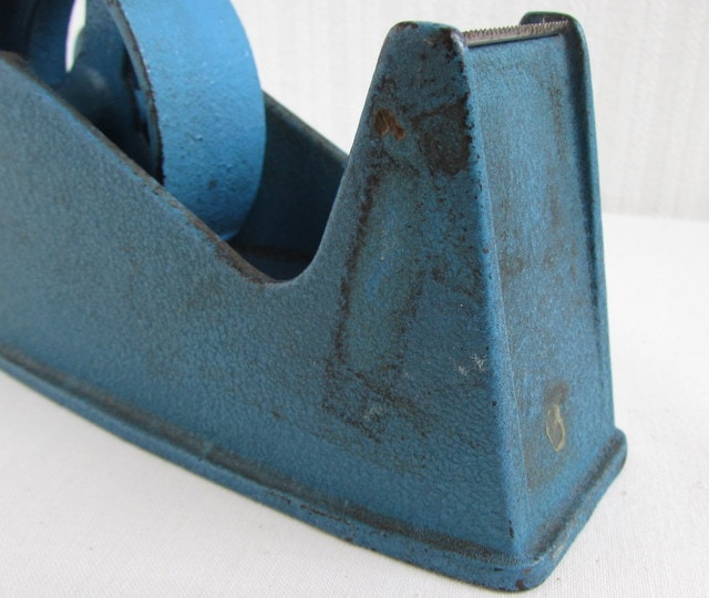 古いテープカッター レトロな鋳物 青 | 昭和レトロ,昭和レトロ生活