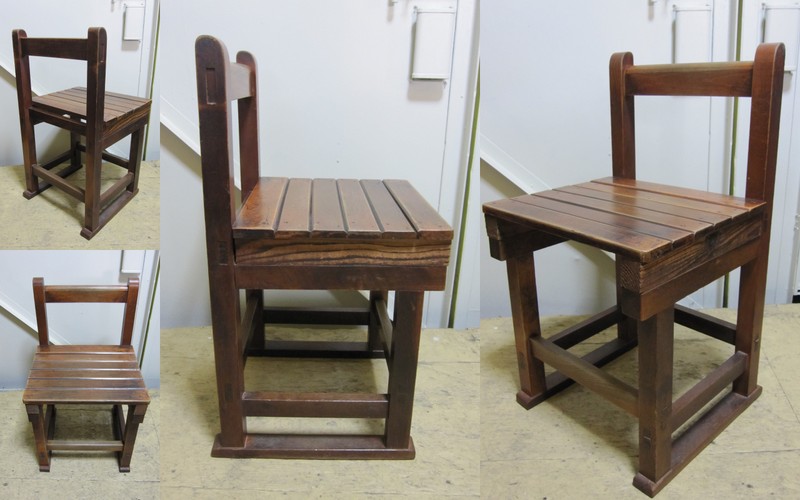 FD013 昭和レトロ 古い学校の机と椅子 | 中古家具,古家具,レトロ家具