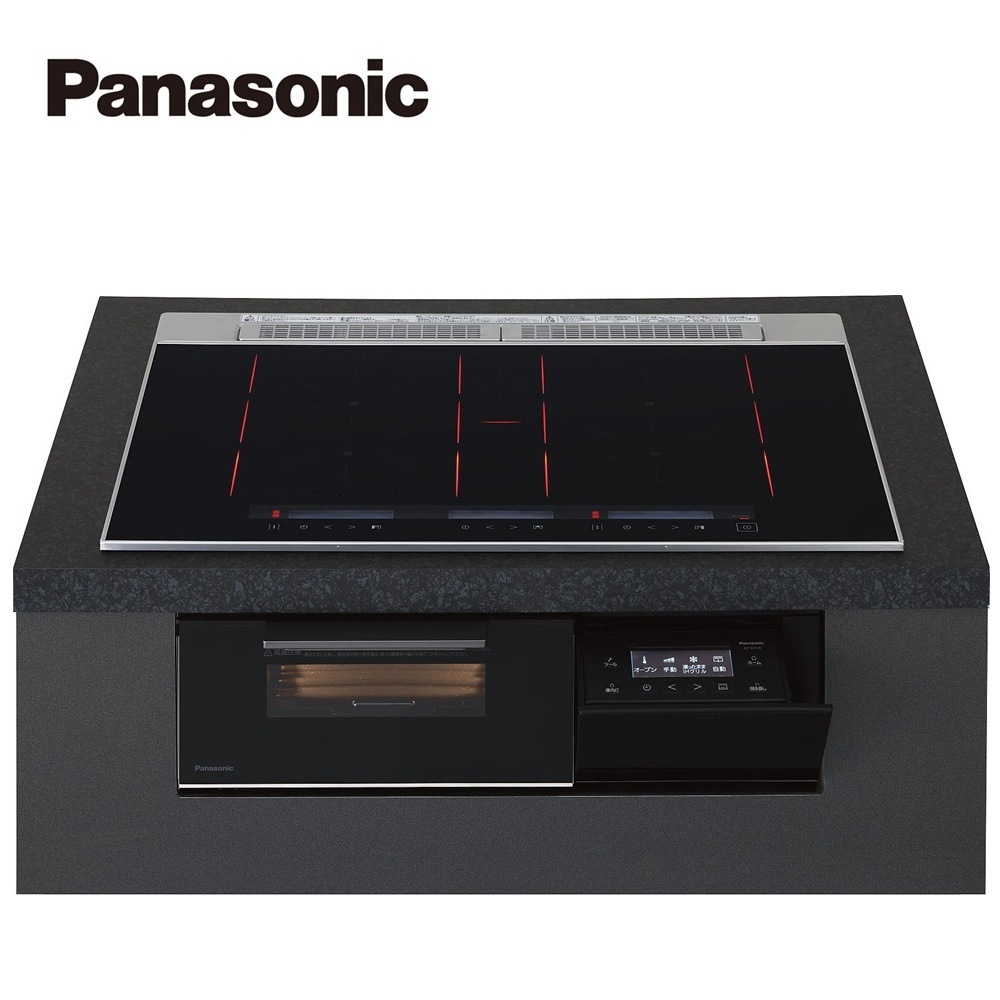 【KZ-S1F7K】パナソニック IHクッキングヒーター ＜Sシリーズ＞ ビルトイン型 3口IH 匠加熱IH ダブルオールメタル対応 幅75cm(色:ジェットブラック) 