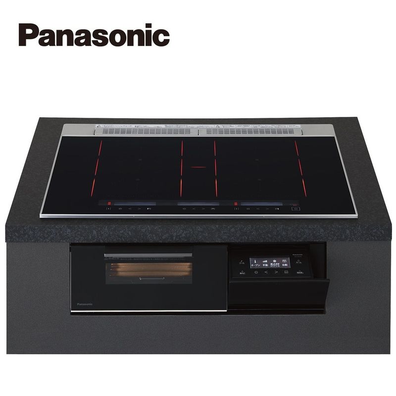 【KZ-S1F6K】パナソニック IHクッキングヒーター ＜Sシリーズ＞ ビルトイン型 3口IH 匠加熱IH ダブルオールメタル対応 幅60cm(色:ジェットブラック) 