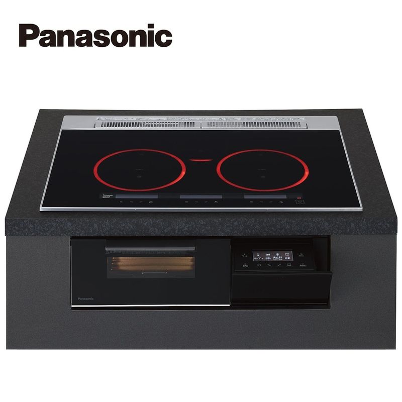 【KZ-A1V7K】パナソニック IHクッキングヒーター ＜Aシリーズ＞ ビルトイン型 3口IH ダブルオールメタル対応 幅75cm（色：ジェットブラック） 