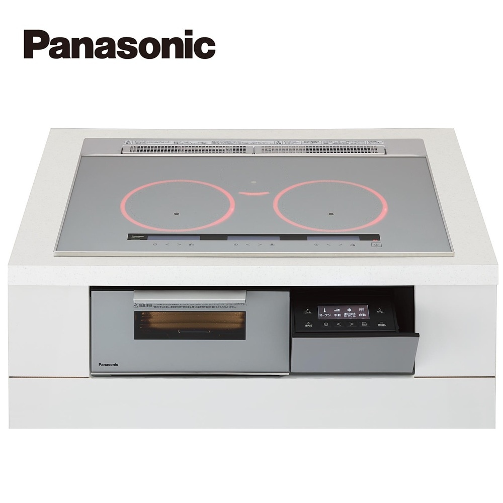 【KZ-A1T7S】パナソニック IHクッキングヒーター ＜Aシリーズ＞ ビルトイン型 3口IH 鉄・ステンレス対応 幅75cm（色：シルバー） 