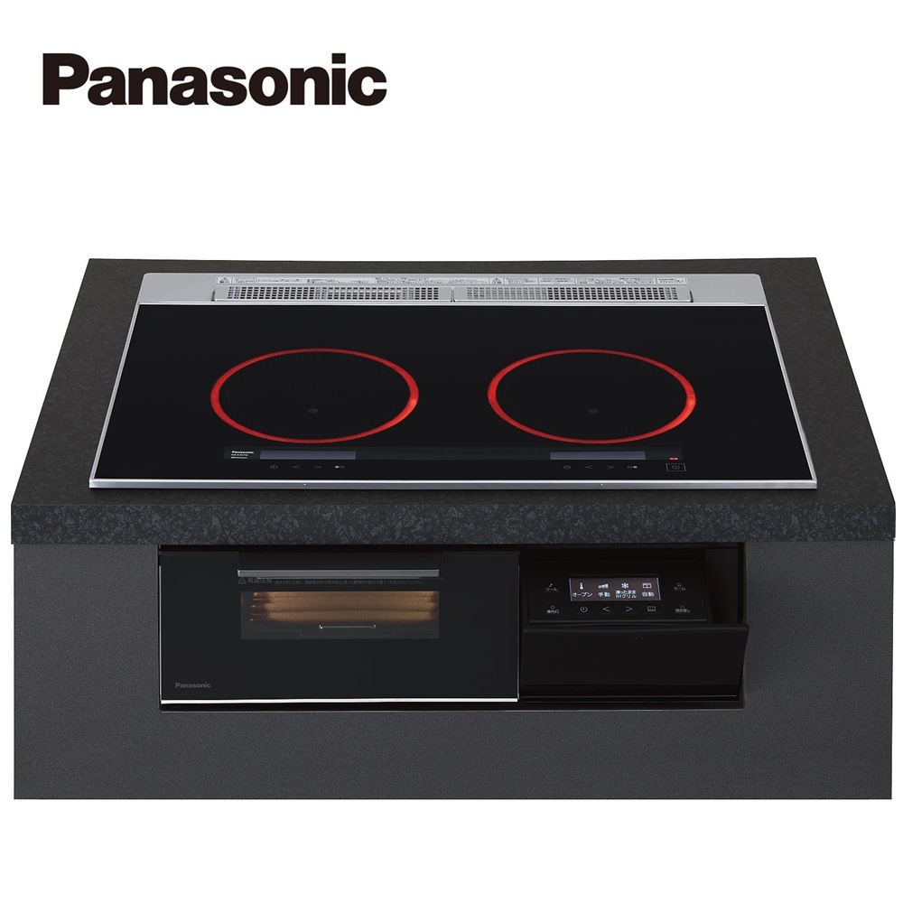 【KZ-A1W7K】パナソニック IHクッキングヒーター ＜Aシリーズ＞ ビルトイン型 2口IH 鉄・ステンレス対応 幅75cm（色：ジェットブラック） 