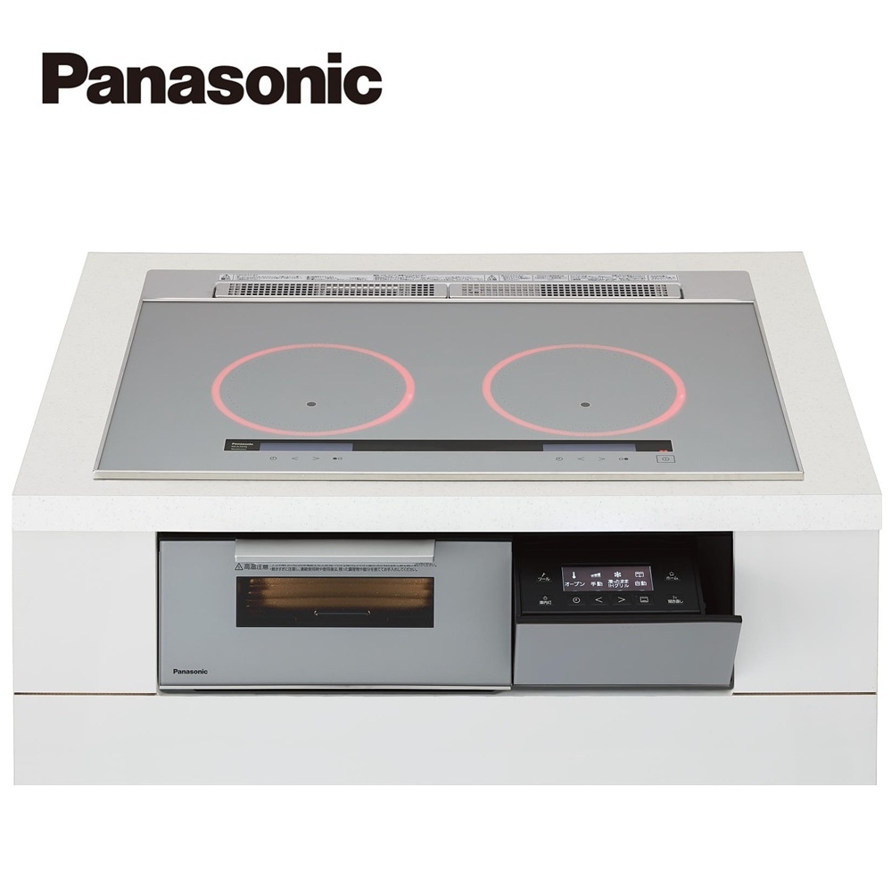 【KZ-A1W6S】パナソニック IHクッキングヒーター ＜Aシリーズ＞ ビルトイン型 2口IH 鉄・ステンレス対応 幅60cm（色：シルバー） 