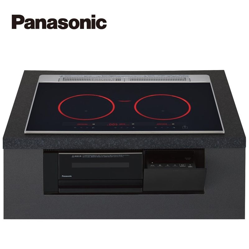 【KZ-C37K】パナソニック IHクッキングヒーター ＜Cシリーズ＞ ビルトイン型 3口IH 鉄・ステンレス対応 幅75cm（色：ジェットブラック） 