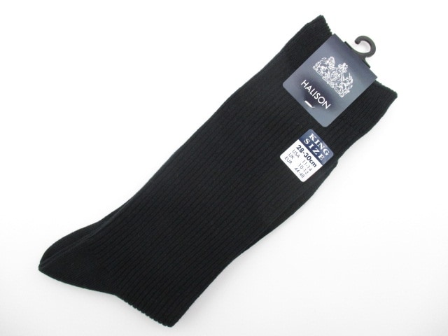 HALISON ハリソン 大きなサイズの靴下 11402 ブラック