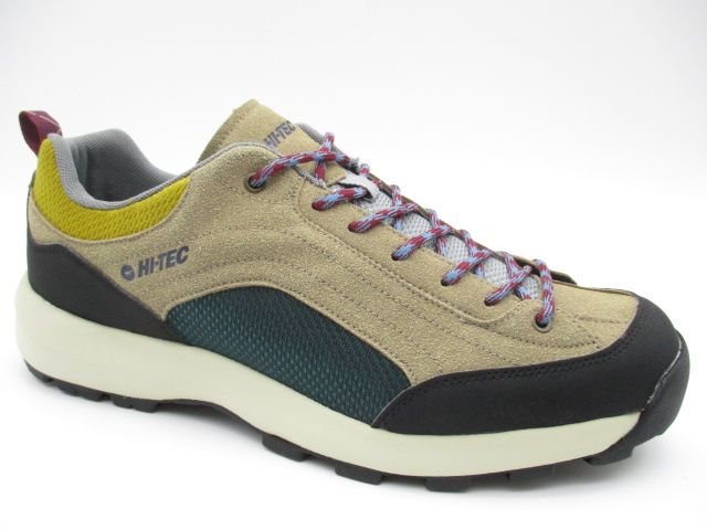 ハイテック AORAKI　Ⅱ WP HK045　ベージュ/グリーン/イエロー