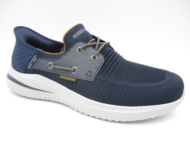 スケッチャーズ Slip-ins DELSON 3.0　ワイドフィット(4E相当)　210606W-NVY