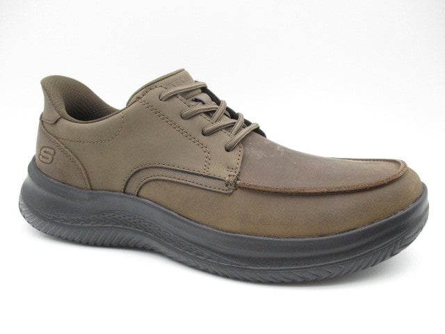 スケッチャーズ SLIP-INS RelaxedFit HASTING-ROWELL 205640-BRN (幅広4E相当)