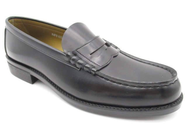 HARUTA 6550 (3E) ブラック (28.5-30.0cm)