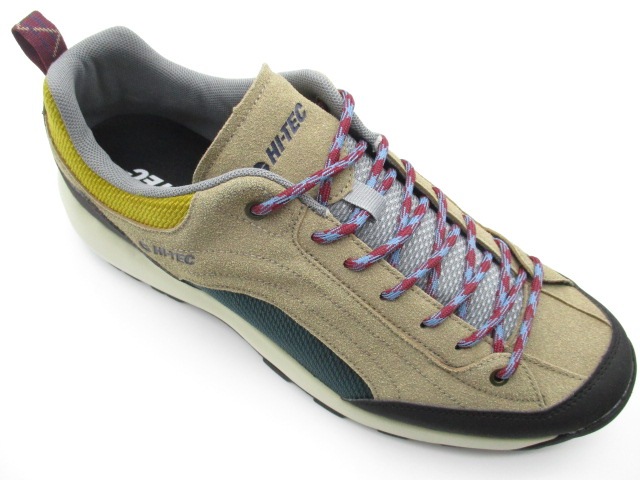 ハイテック AORAKI　Ⅱ WP HK045　ベージュ/グリーン/イエロー