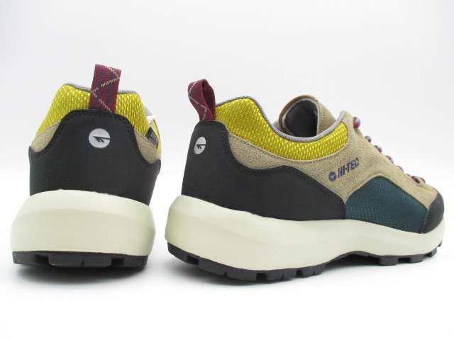 ハイテック AORAKI　Ⅱ WP HK045　ベージュ/グリーン/イエロー