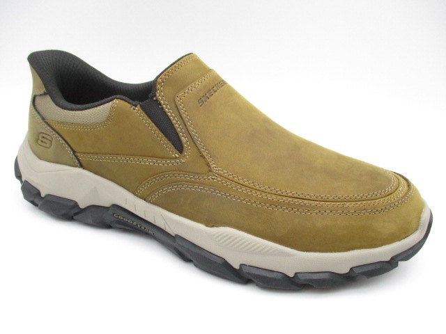 スケッチャーズ SLIP-INS RelaxedFit: Santoro-Archaic 205680-DSRT (幅広4E相当)