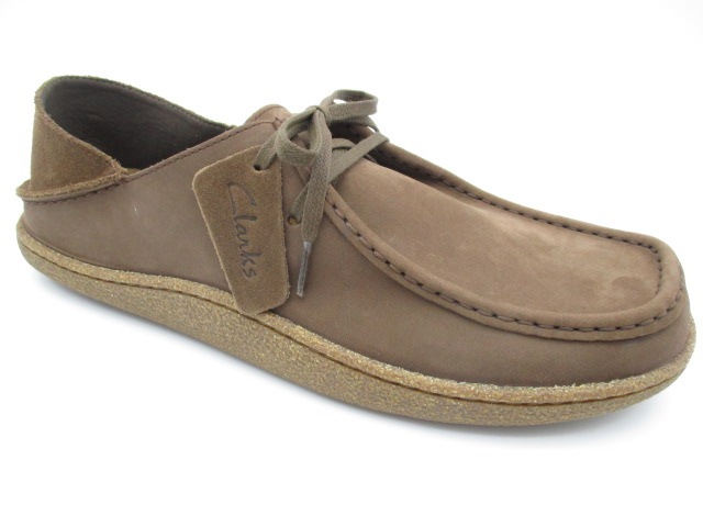 クラークス　PiltonWallabee 528J ブラウンヌバック