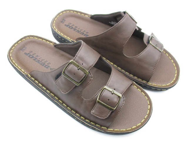 ダンロップ　コンフォートサンダル　DCS606　ブラウン