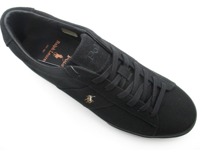 POLO　RALPH LAUREN SAYER-NE-SNEAKERS-VULC ブラック/ブラック