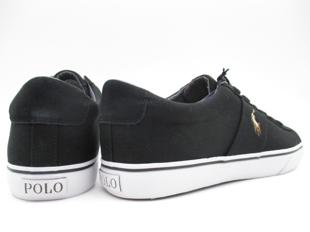 POLO　RALPH LAUREN SAYER-NE-SNEAKERS-VULC ブラック/ホワイト
