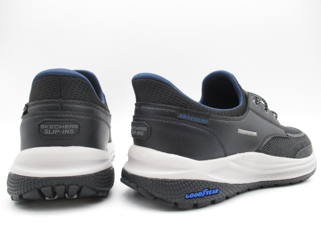 スケッチャーズ MEROE Slip-ins　リラックスフィット(4E相当)　205467-BLK