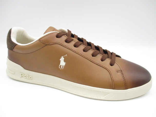 POLO　RALPH LAUREN HERITAGE COURTⅡ-LEATHER TAN/ECRU PP